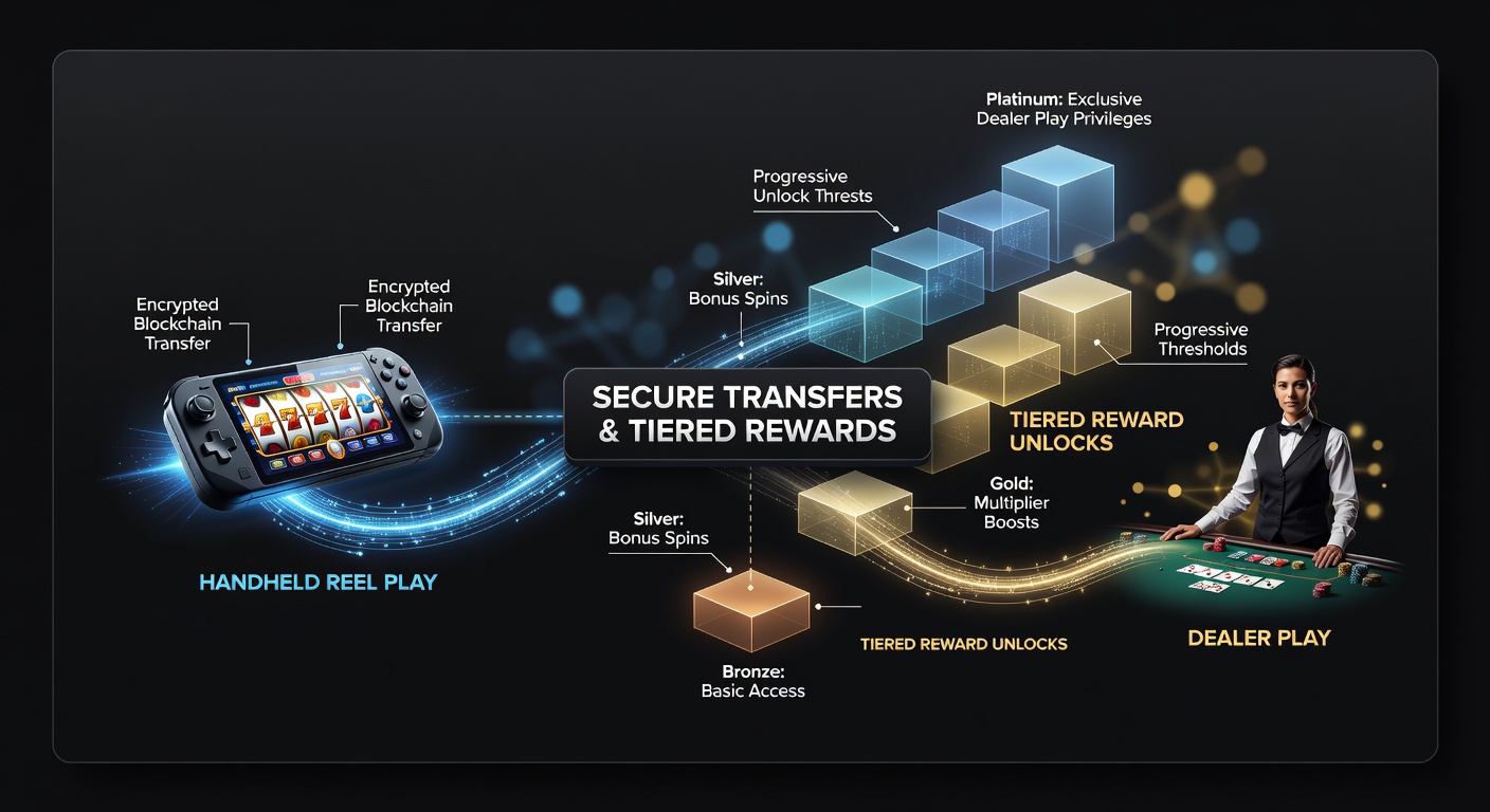 Secure payment interfaces connecting to mobile slot and live dealer reward dashboards on handheld devices