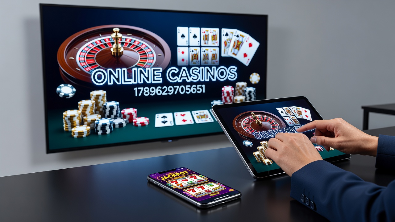Mobile device displaying live dealer games and real-time statistics on an online casino app