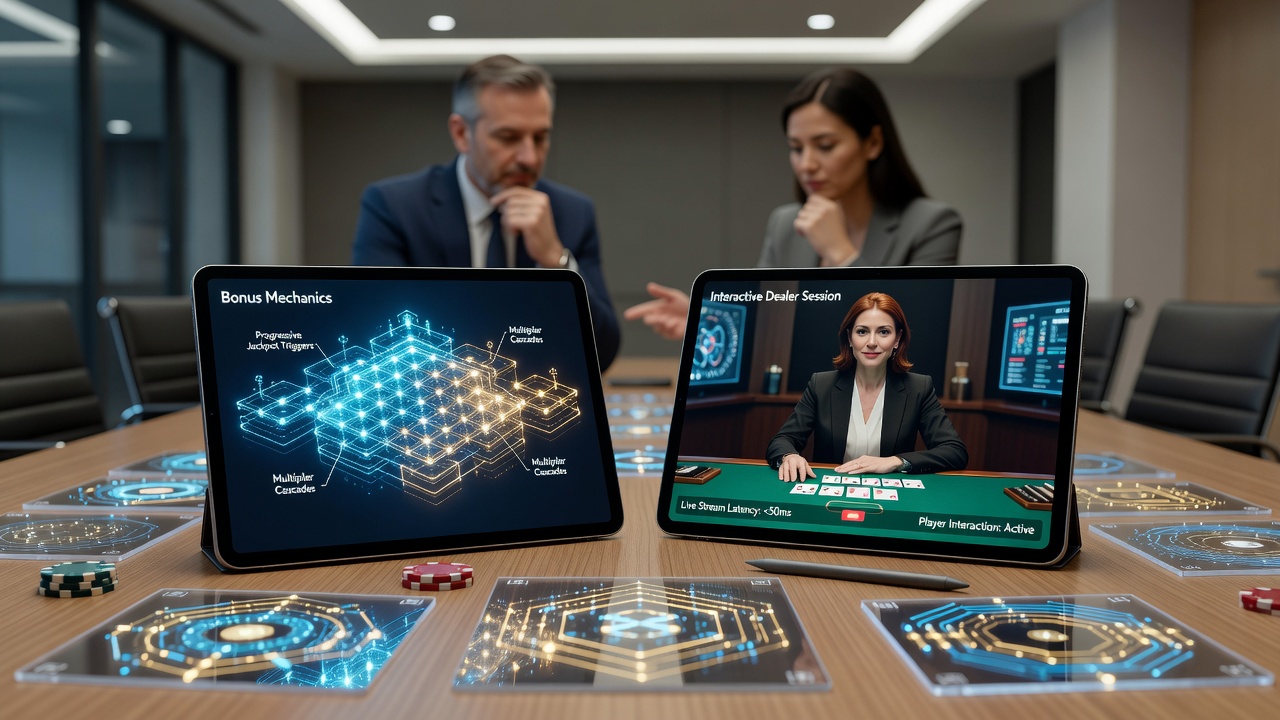 Close-up of smartphone screen showing live dealer interface with active bonus meter